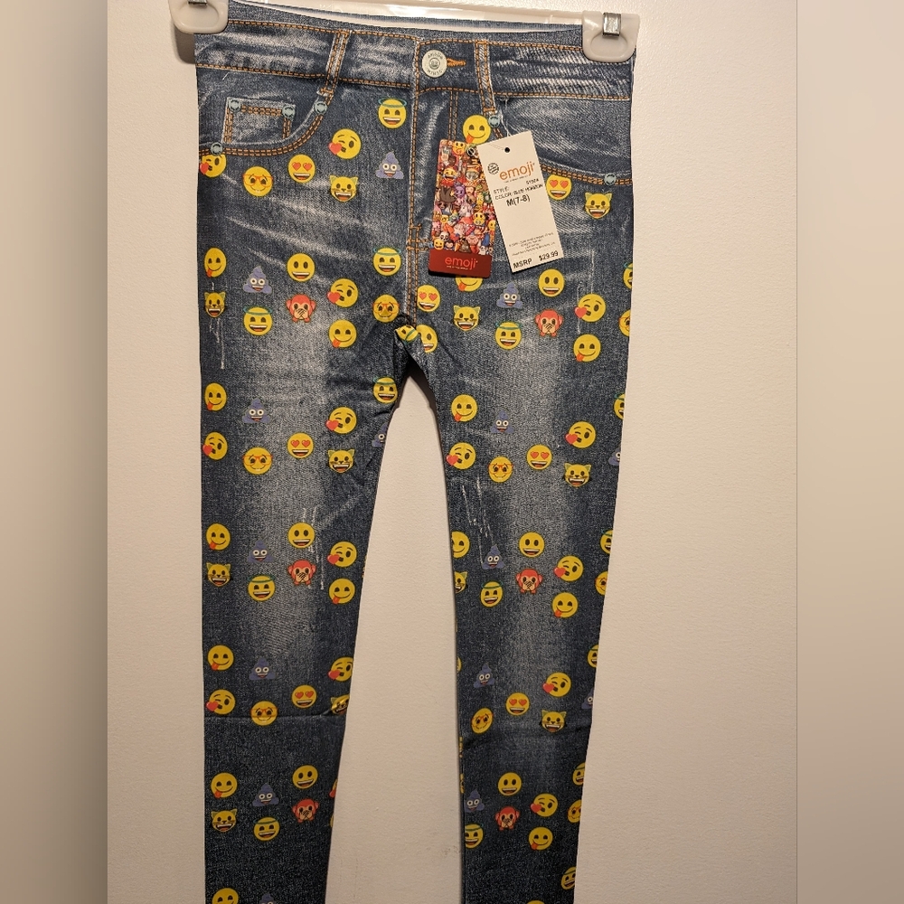 Girls Legging Emoji